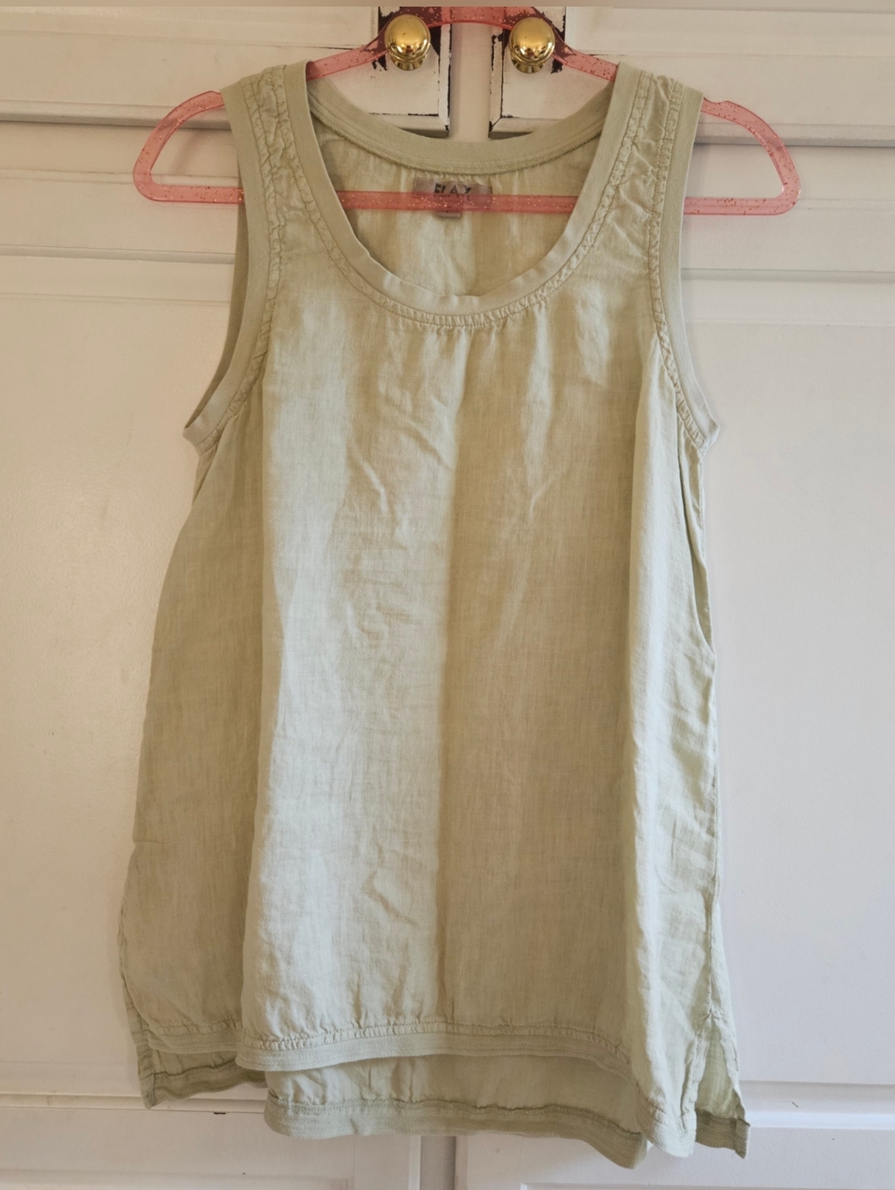 Flax Sleeveless Linen Tank Top P